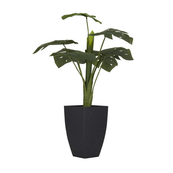 Mercury Row® 27'' Faux Palm Tree in Planter Wayfair